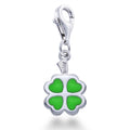 Green Four-Leaf Clover Charm