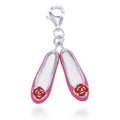 Pink Red Ballet Flats Charm