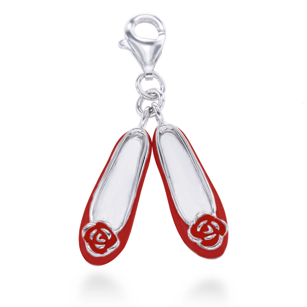 Red Ballet Flats Charm