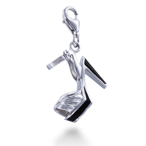Black High Heel Charm