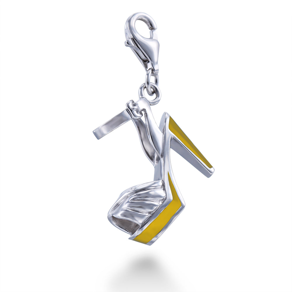 Yellow High Heel Charm