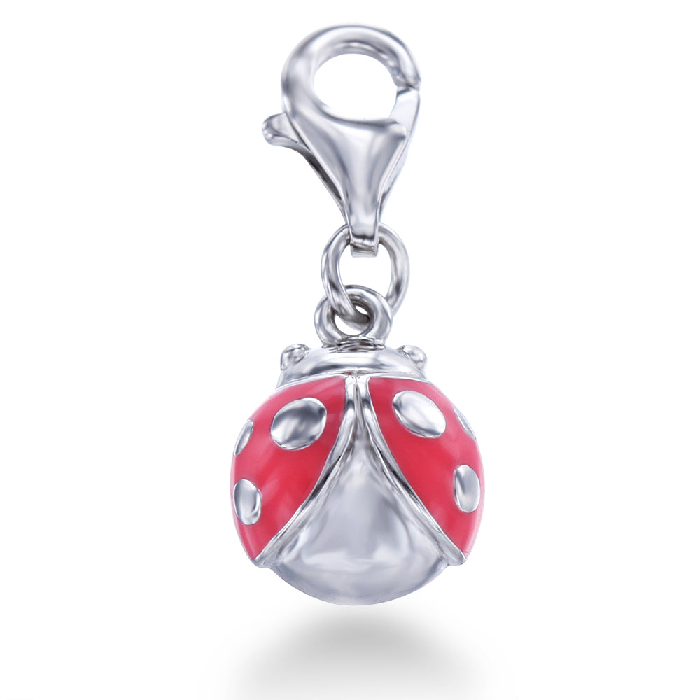 Pink Ladybug Charm