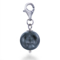 Gray Pearl Bead Charm