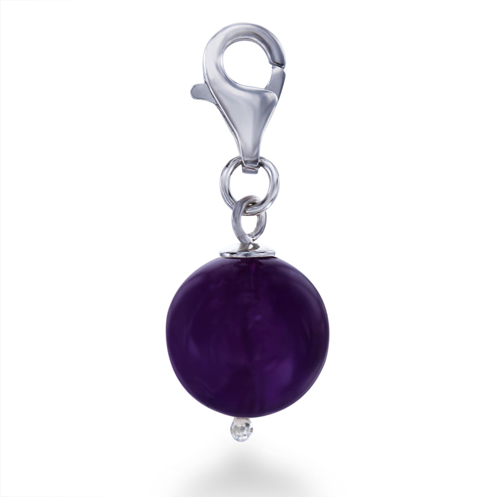 Purple Bead Charm