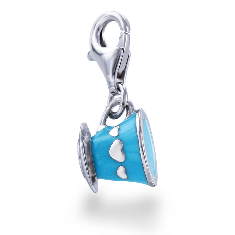 Blue Teacup Charm
