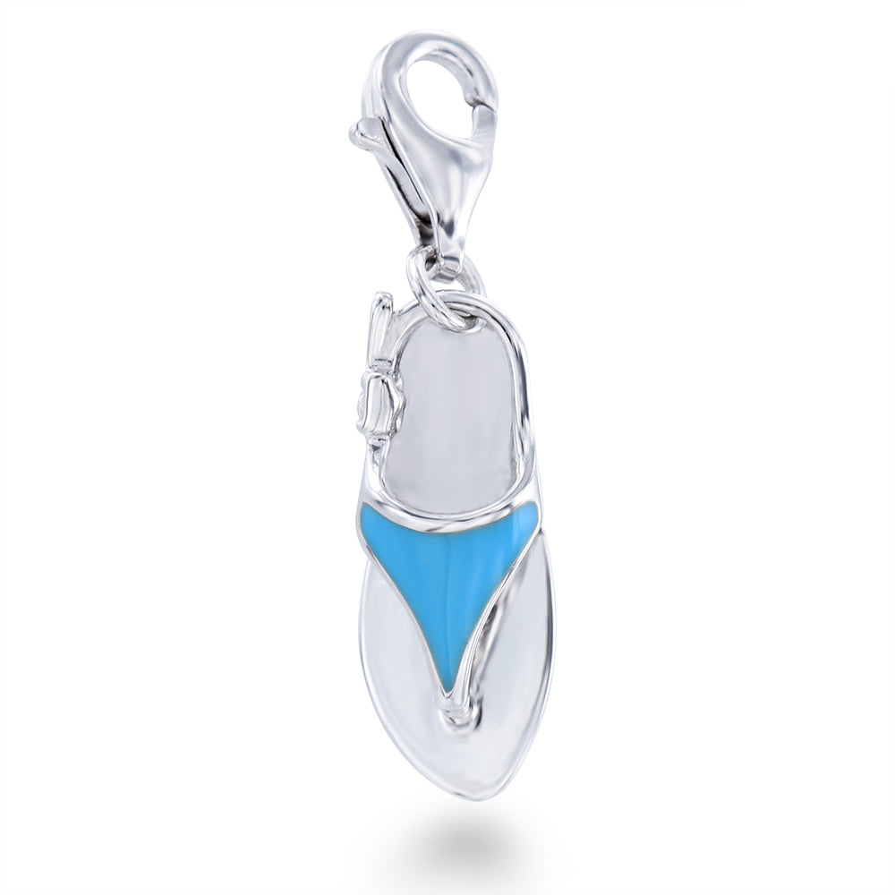 Blue Flip-Flop Charm