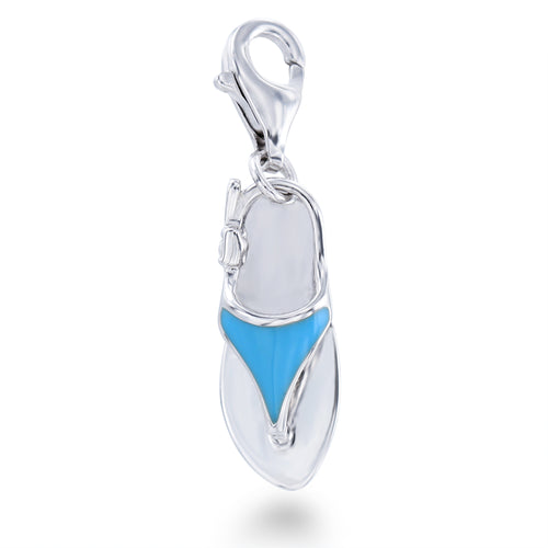Blue Flip-Flop Charm