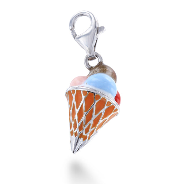 Triple Scoop Ice Cream Charm