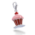 Red Cupcake Charm
