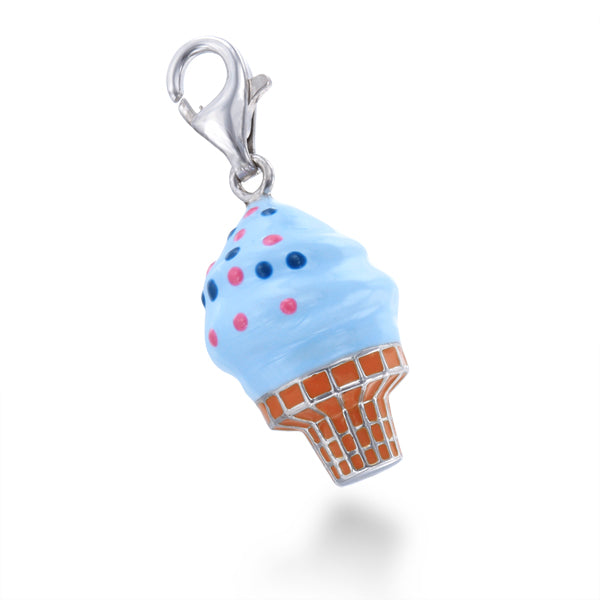 Blue Sprinkle Ice Cream Charm